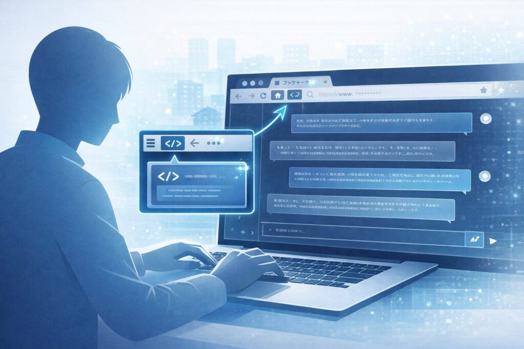 Think harder 挿入用 Bookmarklet